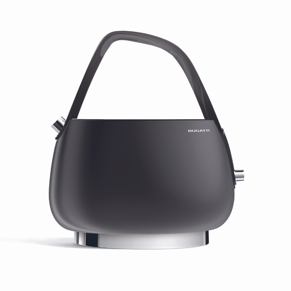 BUGATTI Jackie 1.2 Litre Kettle with Smokey Handle - Matte Black