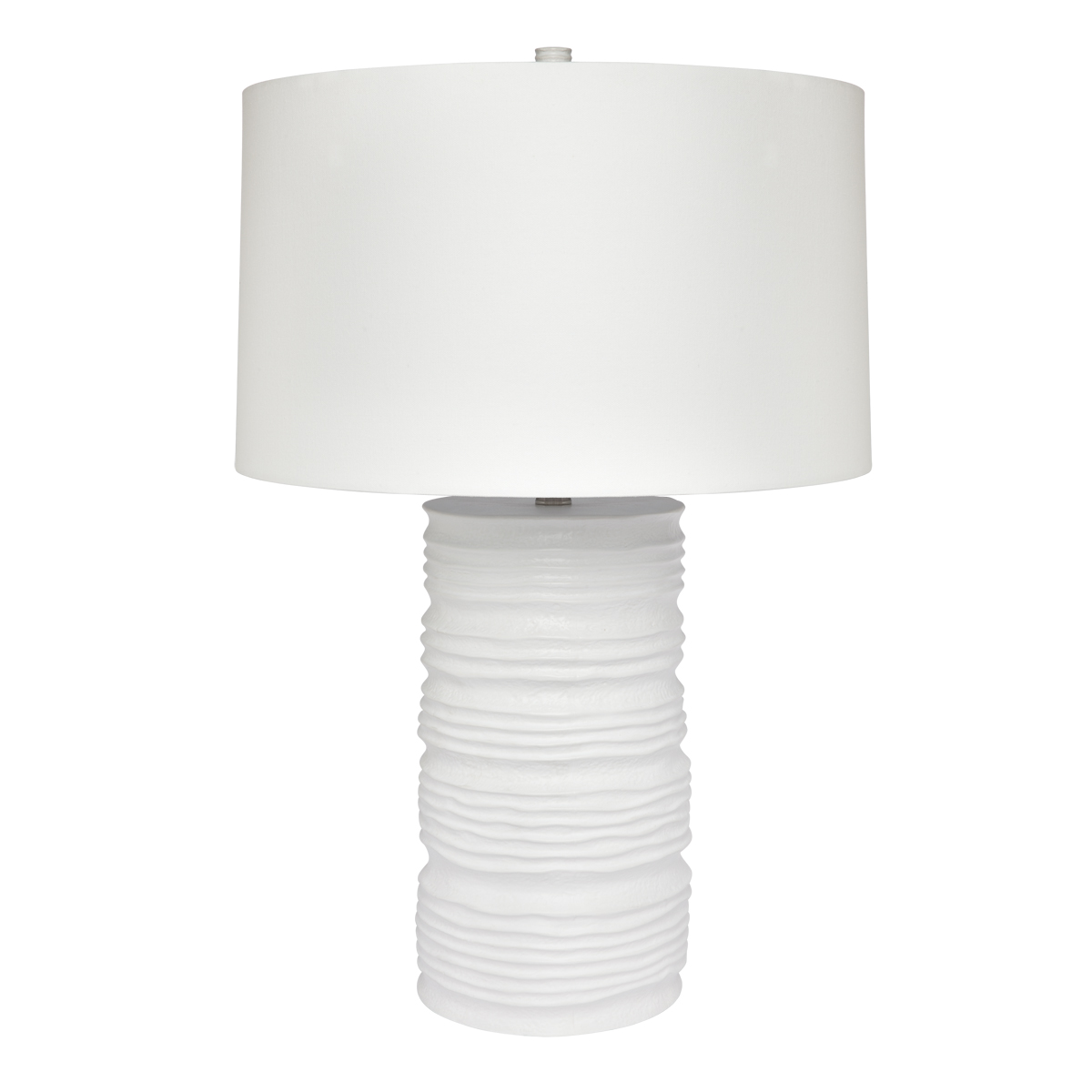 CAFE LIGHTING Matisse Table Lamp - White with White Shade