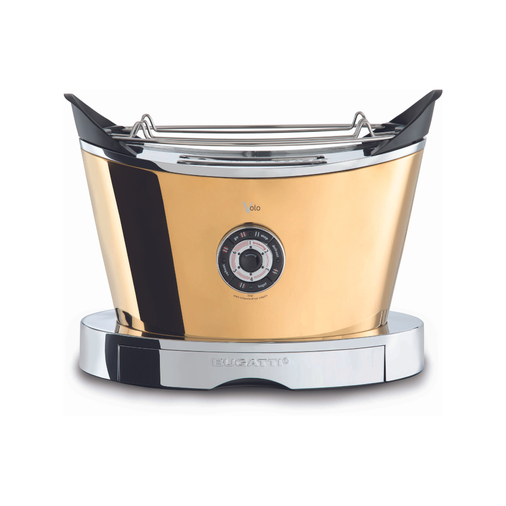 BUGATTI Volo 2 Slice Toaster - Gold