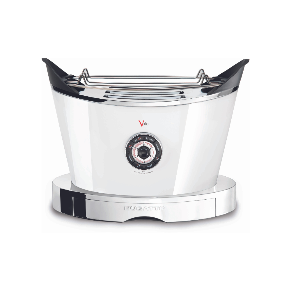 BUGATTI Volo 2 Slice Toaster - White