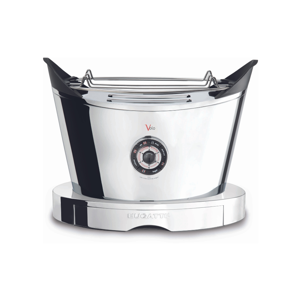 BUGATTI Volo 2 Slice Toaster - Chrome