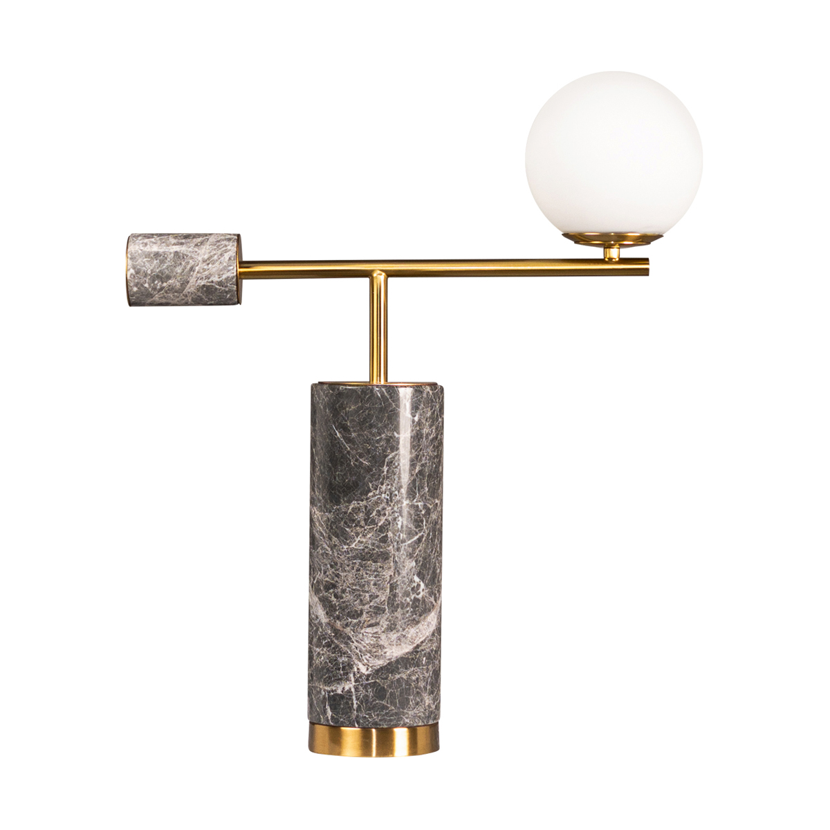 CAFE LIGHTING Zamora Marble Table Lamp - Grey