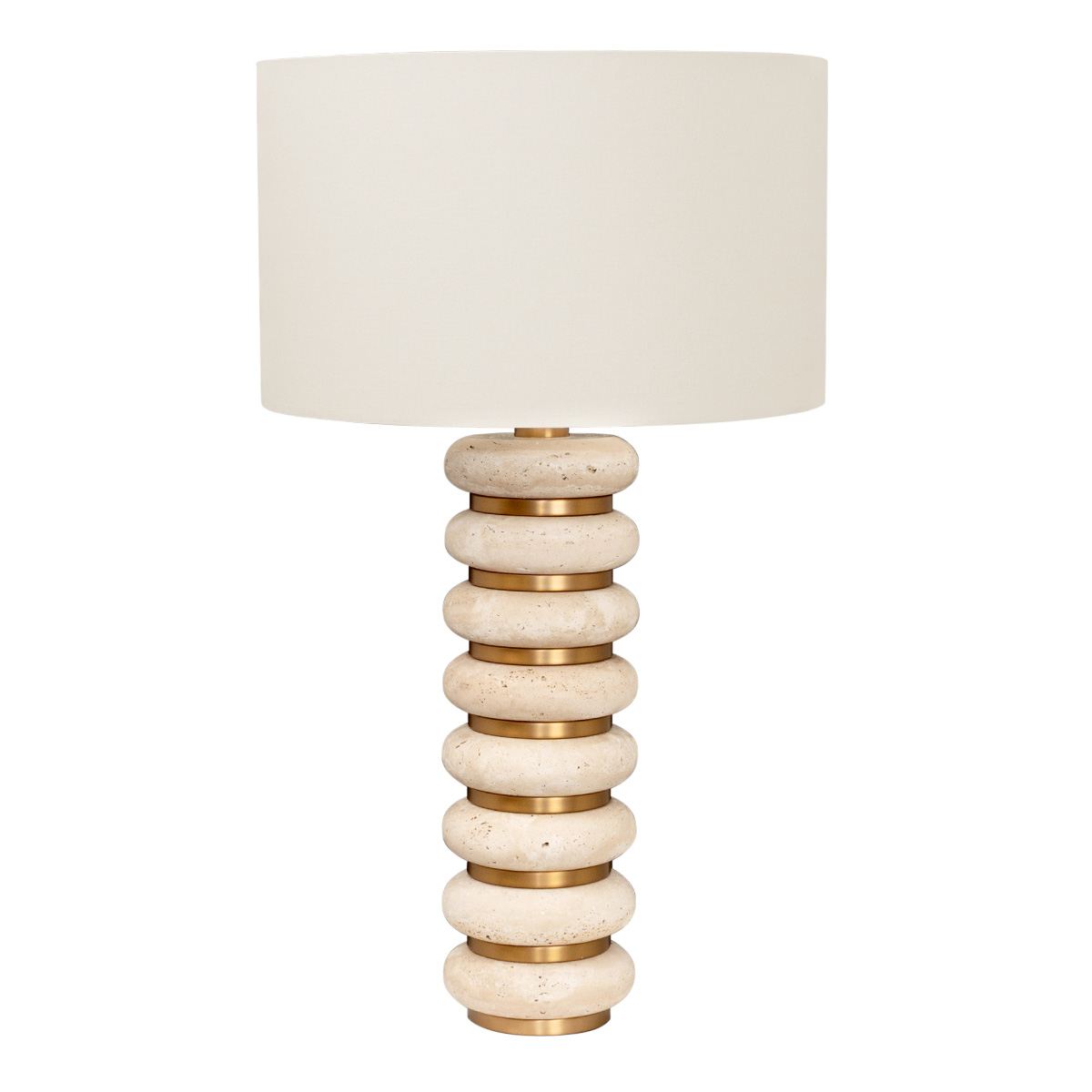 CAFE LIGHTING Juno Travertine Table Lamp
