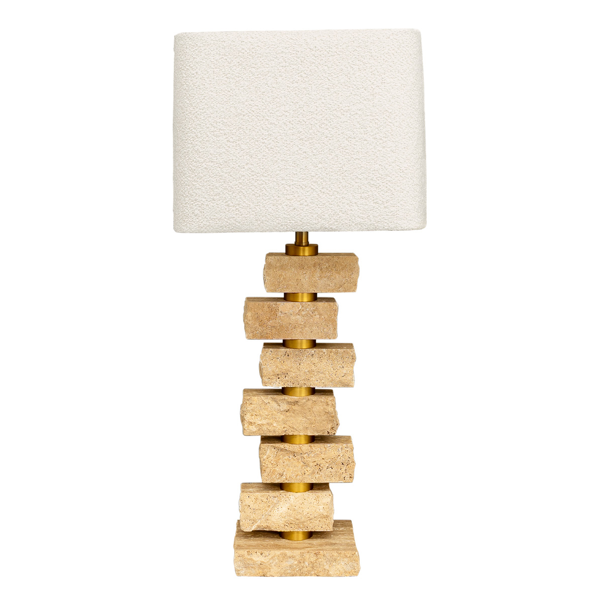 CAFE LIGHTING Hamburg Marble Table Lamp - Natural