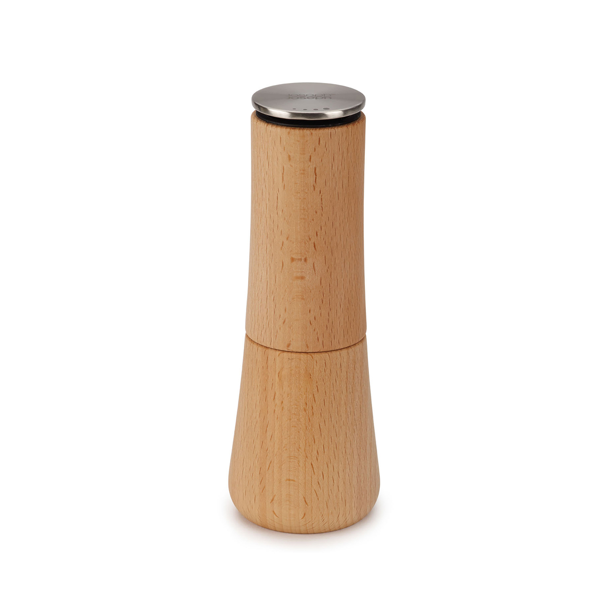 JOSEPH JOSEPH Milltop Wood No-spill Pepper Mill - Beech