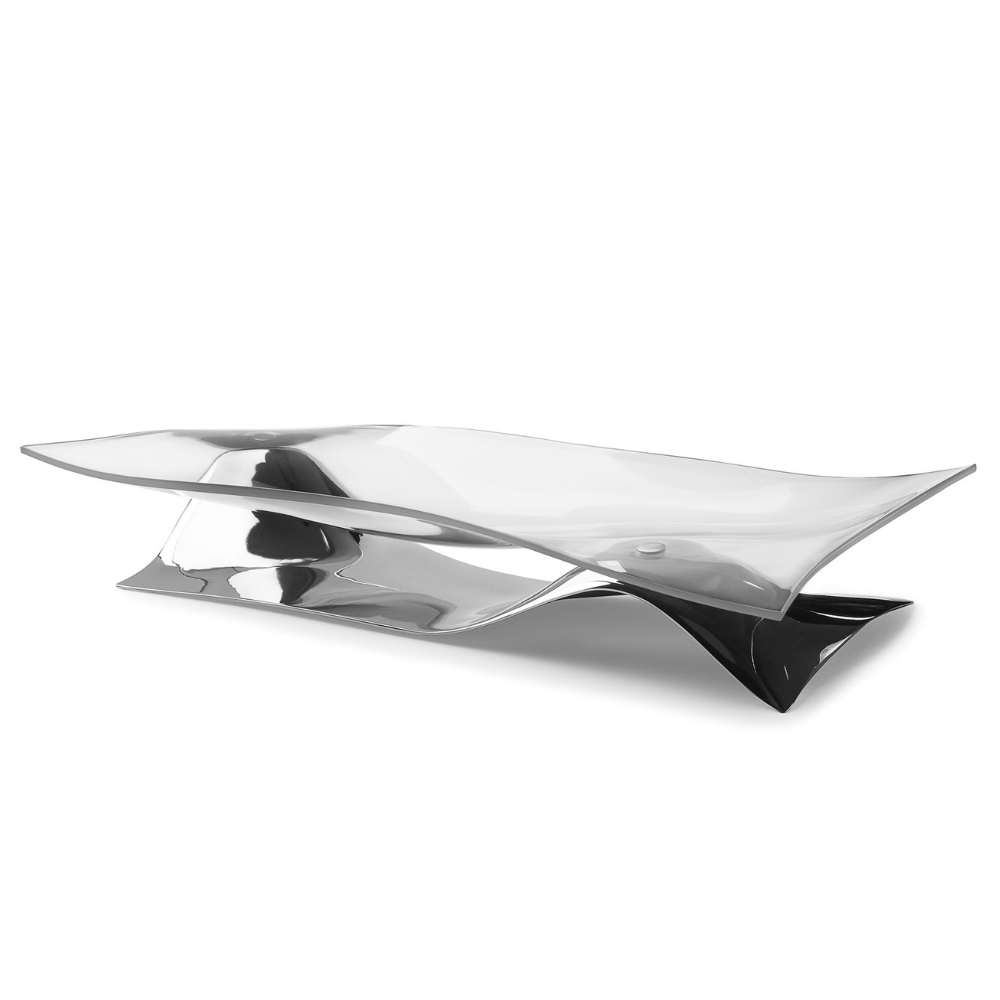 BUGATTI Soffio Centerpiece Fruit Bowl - Transparent