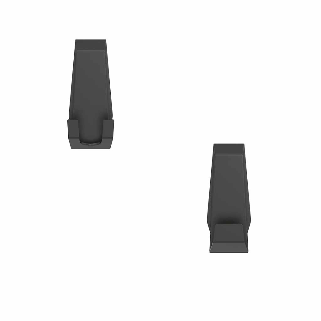 BETTER LIVING Facet Hook Set - Matte Black Stainless Steel