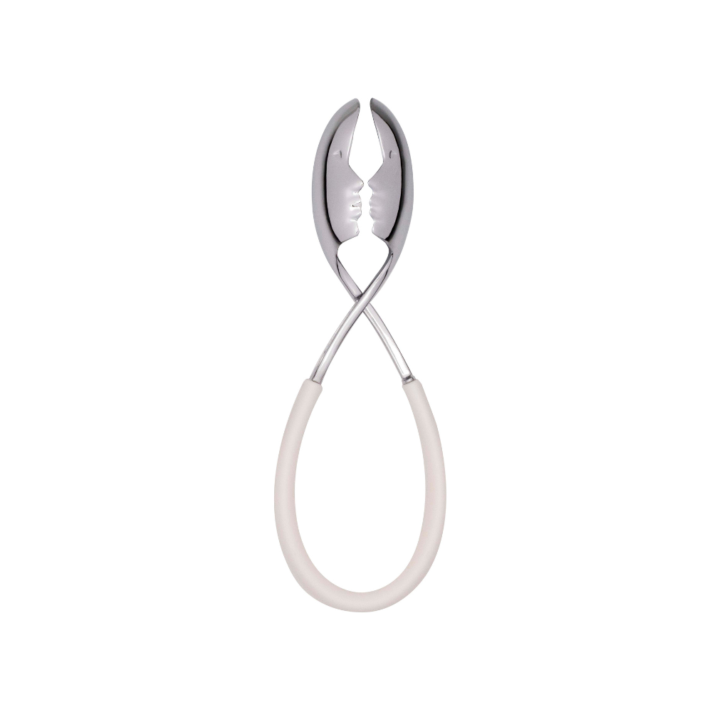 BUGATTI Kiss Salad Tongs - White