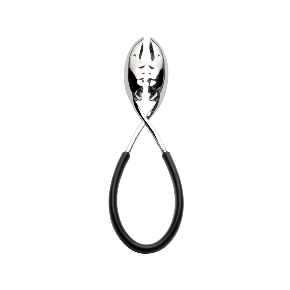 BUGATTI Kiss Salad Tongs - Black