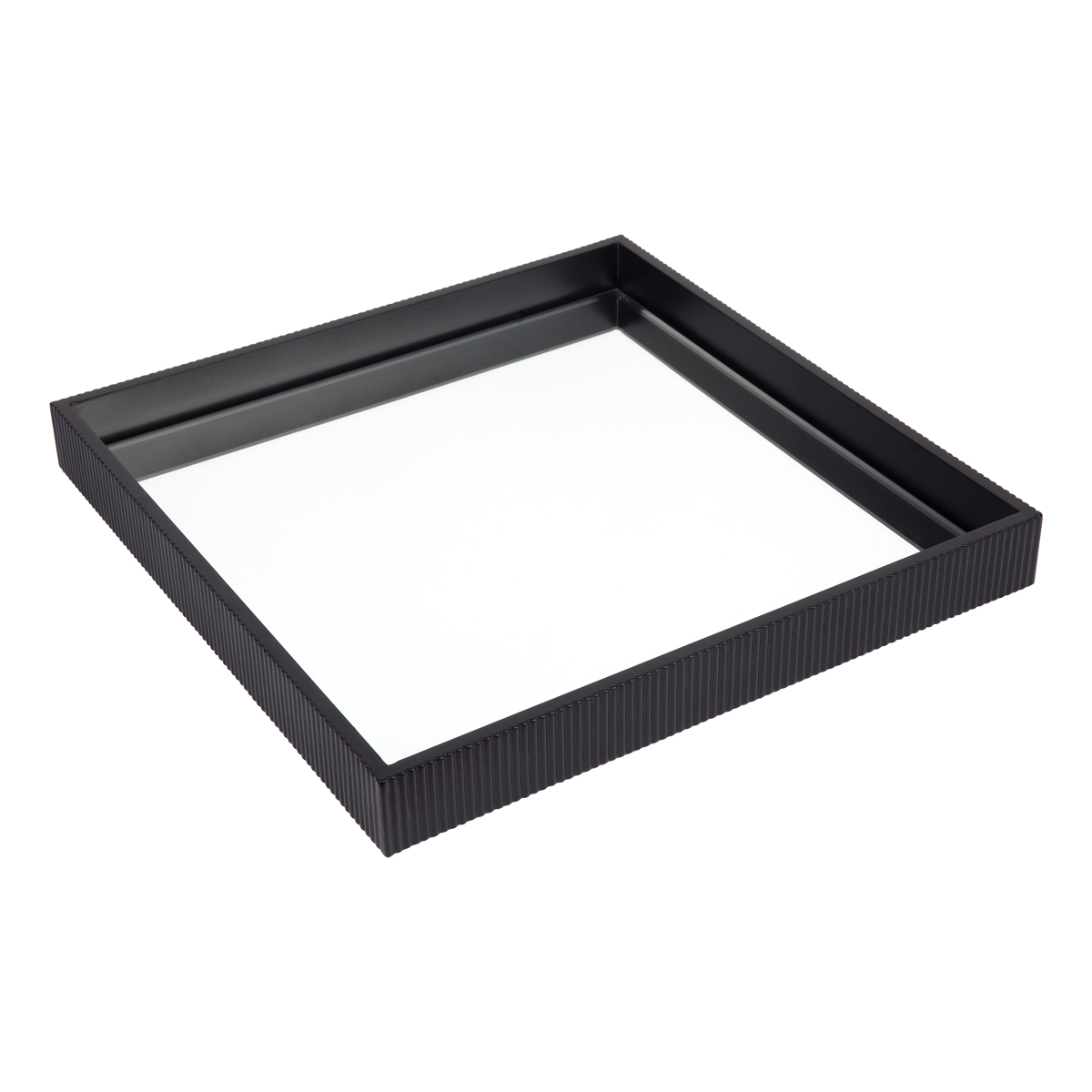 CAFE LIGHTING Miles Medium Mirrored Tray - Black