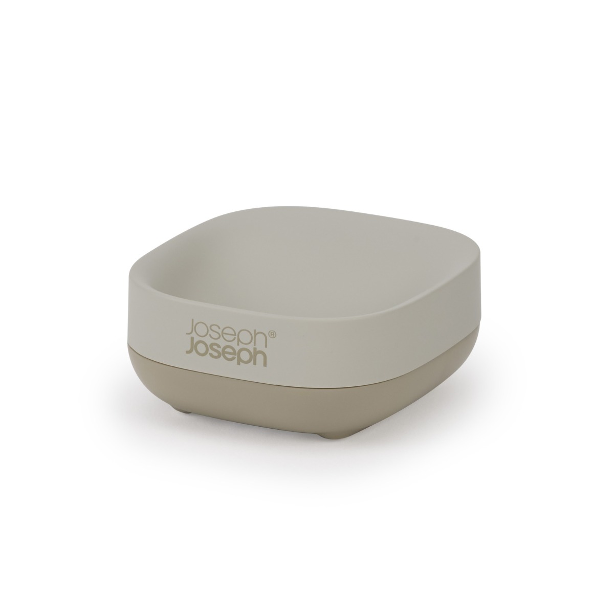 JOSEPH JOSEPH Slim Compact Soap Dish - Ecru