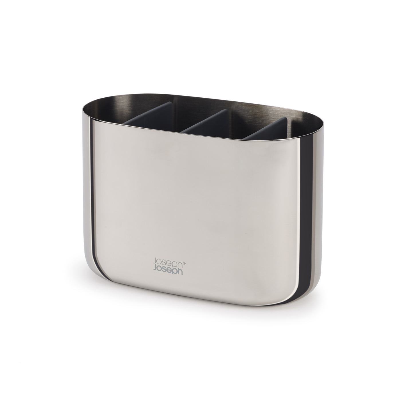 JOSEPH JOSEPH EasyStore Luxe Large Toothbrush Caddy - Steel