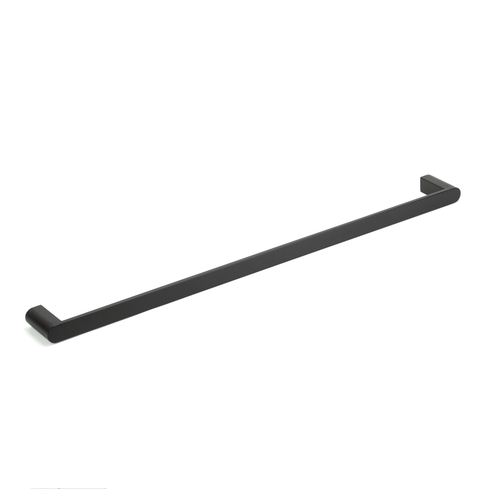 VALE Fluid 750mm Stainless Steel Single Towel Rail - Matte Black