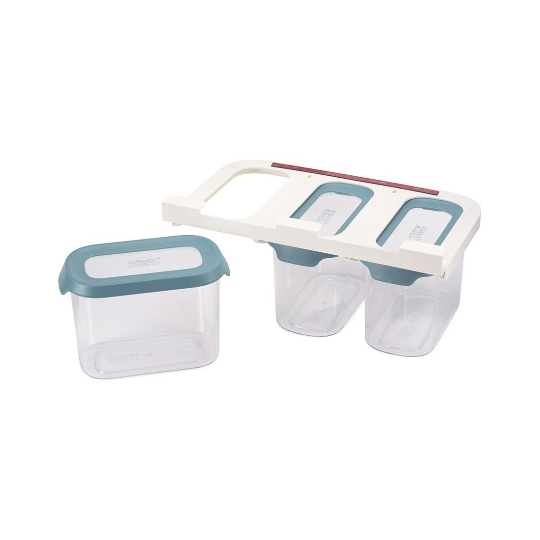 JOSEPH JOSEPH CupboardStore Food Storage Set - Dark Opal