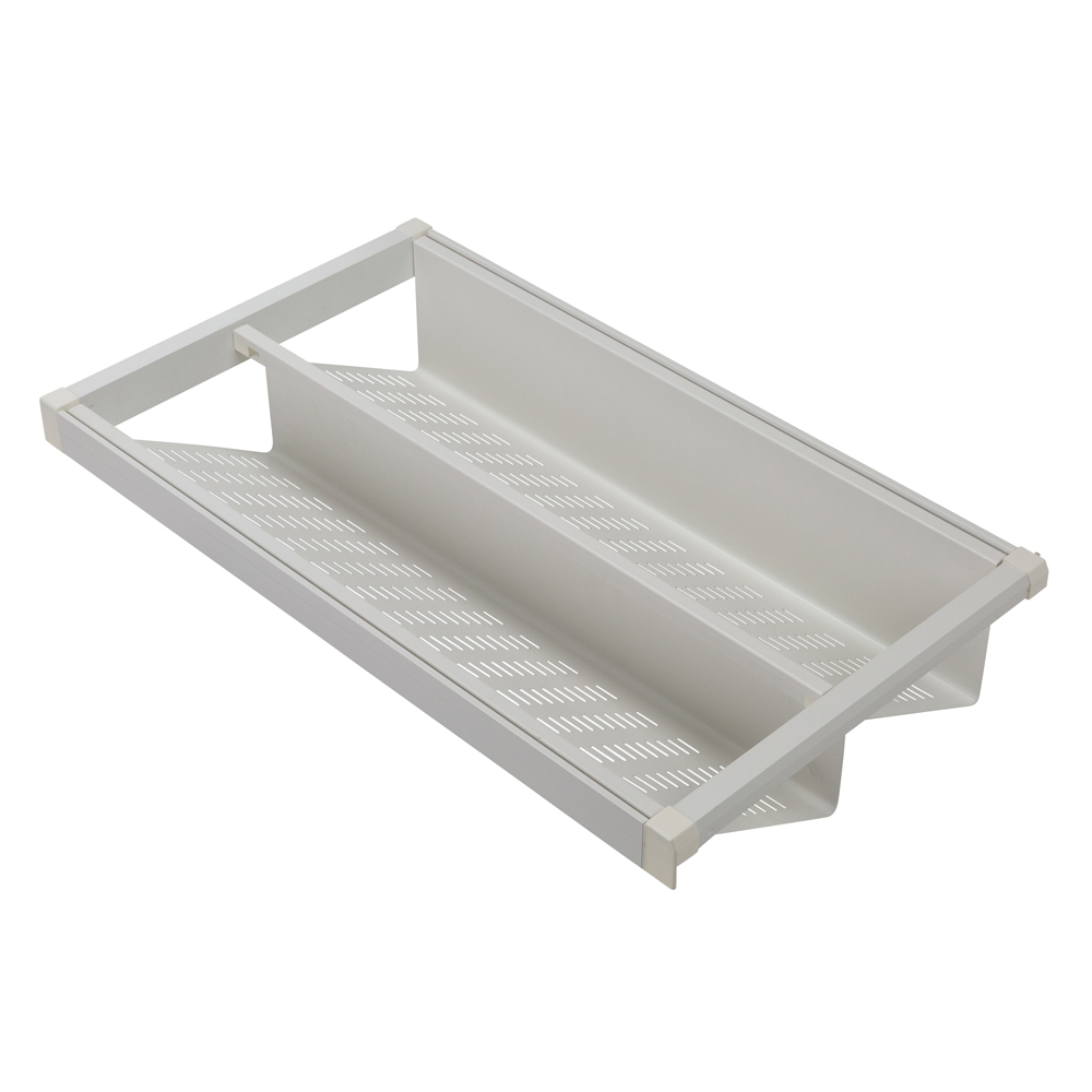 HEUGER Pull Out Shoe Rack for a 900mm Cabinet - White