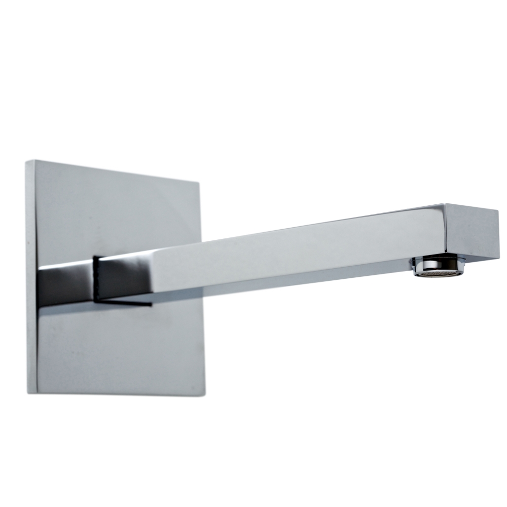 AGUZZO Wall Mounted Square Bath Spout - Chrome