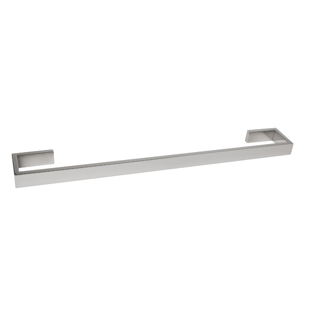 AGUZZO Montangna Stainless Steel Single Towel Rail 750mm - Brushed Satin