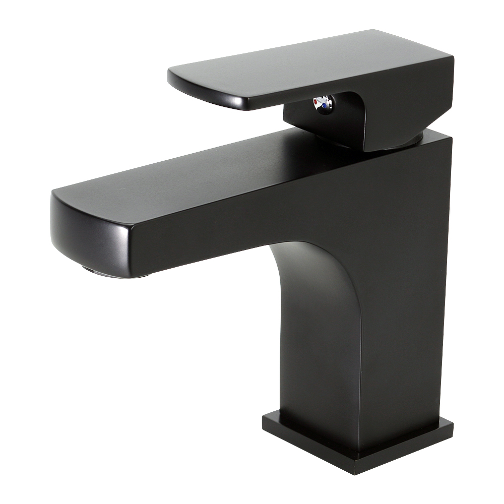 AGUZZO Terrus Single Lever Basin Mixer Tap - Matte Black