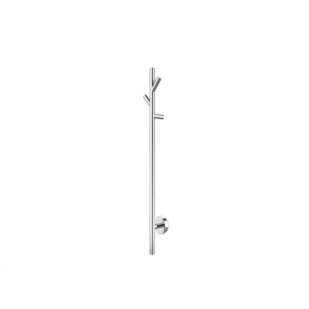 AGUZZO Ezy Fit 90cm Vertical Round Tube Heated Towel Rail Tree Style - Polished SS