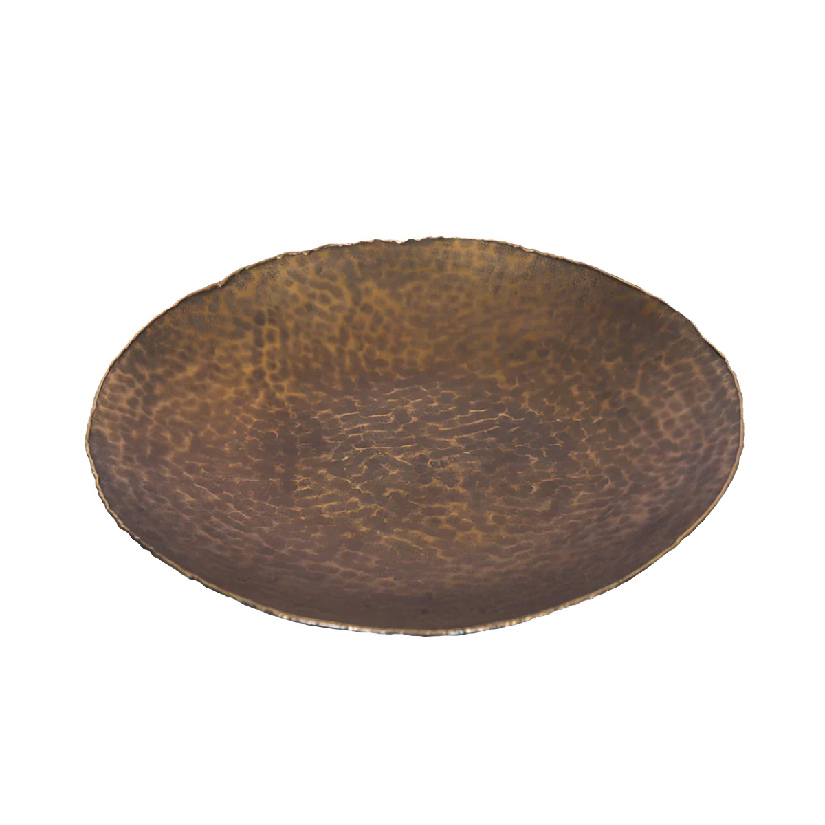 SSH COLLECTION Jason 48cm Wide Decorative Plate - Antique Brass