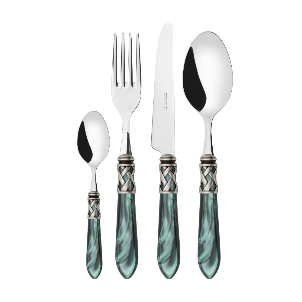 BUGATTI Aladdin 24 Piece Cutlery Set - Green