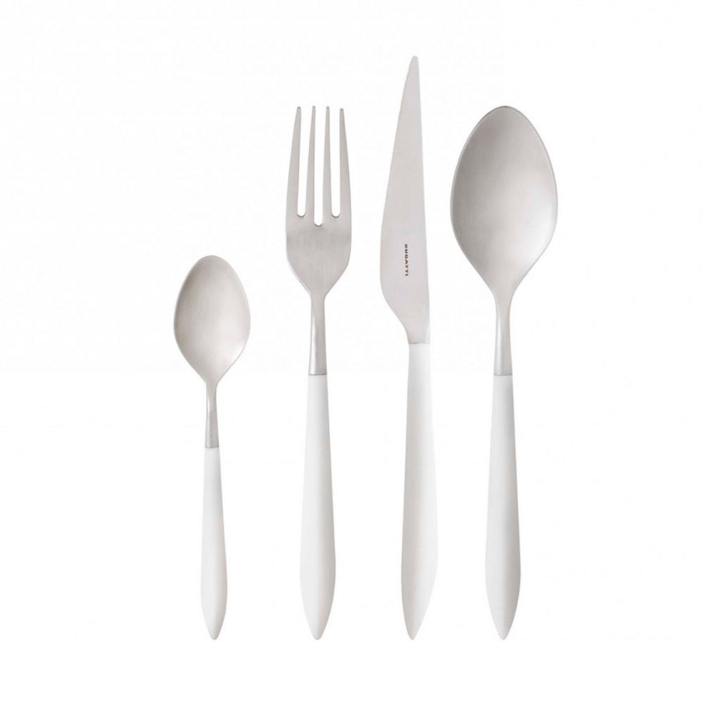 BUGATTI Ares 16 Piece Cutlery Set - White