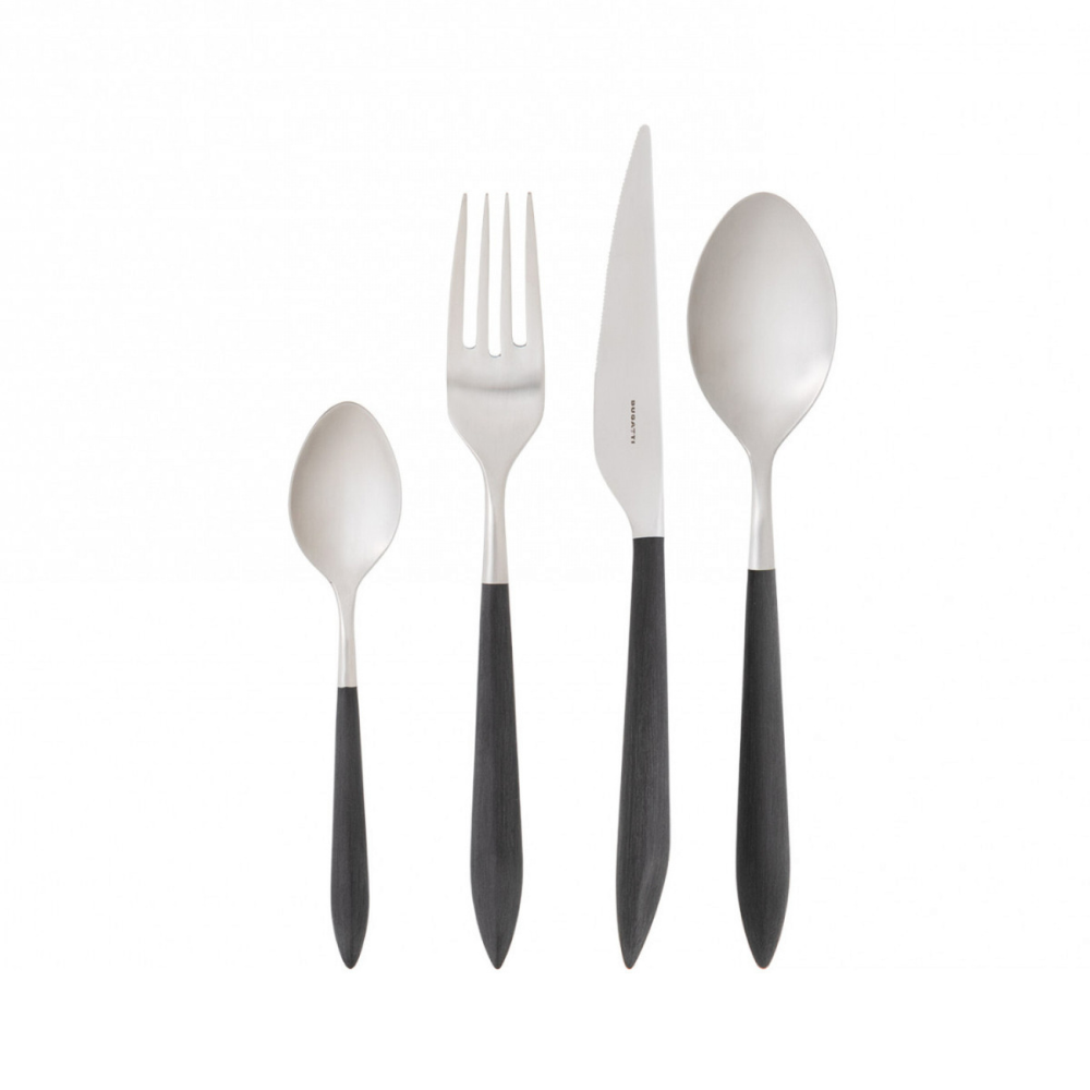 BUGATTI Ares 16 Piece Cutlery Set - Black