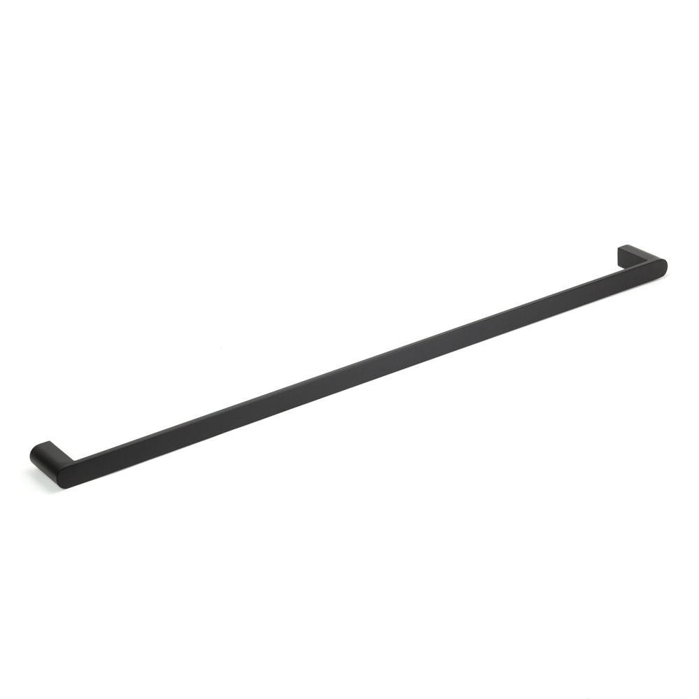 VALE Fluid 900mm Stainless Steel Single Towel Rail - Matte Black