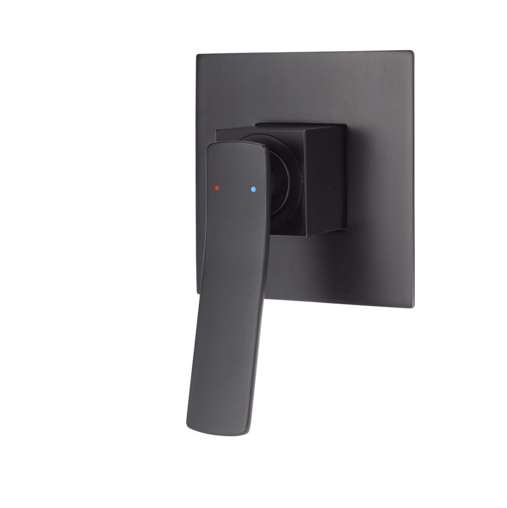 AGUZZO Cortina Wall Mounted Shower Mixer - Matte Black