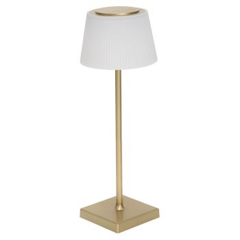 CAFE LIGHTING Tate Rechargeable LED Touch Lamp - Gold