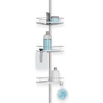 BETTER LIVING Fineline 3 Tension Shower Caddy - Stainless Steel