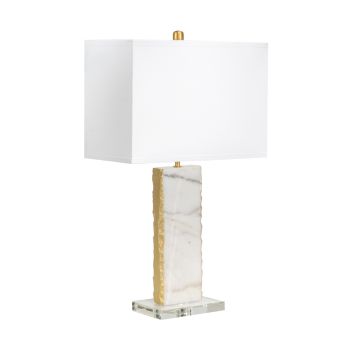 CAFE LIGHTING Benicia Marble Table Lamp - Gold