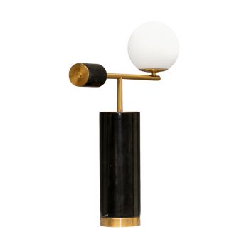 CAFE LIGHTING Zamora Marble Table Lamp - Black