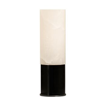 CAFE LIGHTING Samara Alabaster Table Lamp - Black