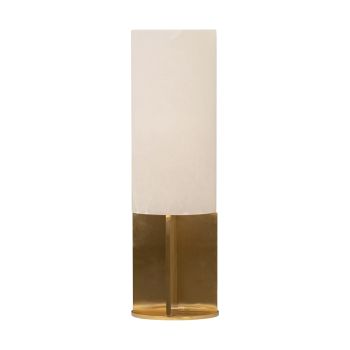 CAFE LIGHTING Samara Alabaster Table Lamp - Brass