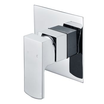 AGUZZO Terrus Wall Mounted Shower Mixer - Polished Chrome