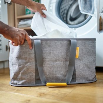 JOSEPH JOSEPH Hold-All Collapsible Laundry Basket - Grey