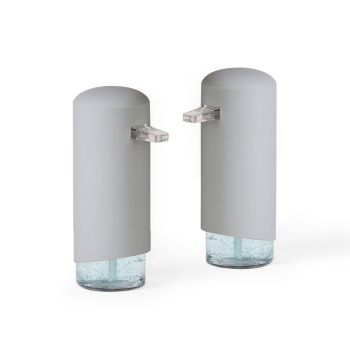 Set of 2 BETTER LIVING Foaming 200ml Pump Dispensers - Grey