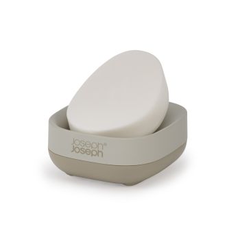 JOSEPH JOSEPH Slim Compact Soap Dish - Ecru