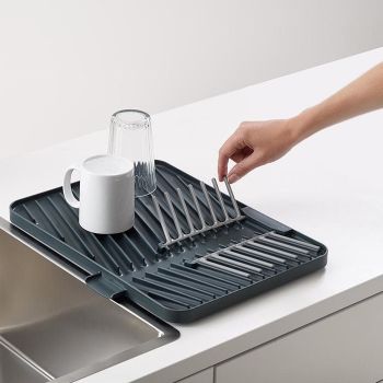 JOSEPH JOSEPH Flip-Up Draining Board - Grey 