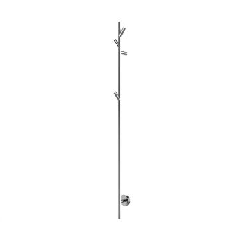 AGUZZO Ezy Fit 150cm Vertical Round Tube Heated Towel Rail Tree Style - Polished SS