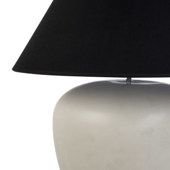 CAFE LIGHTING Picasso Table Lamp - Natural with Black Shade