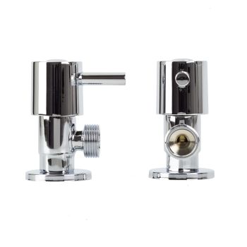 VALE Cambridge 2 Piece Washing Machine Tap Set - Chrome