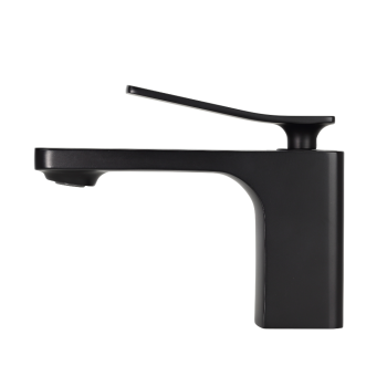 AGUZZO Cortina Single Lever Basin Mixer Tap - Matte Black