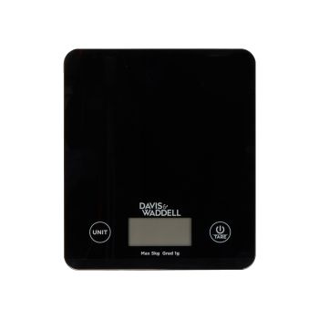 DAVIS & WADDELL Atlas Electronic Kitchen Scale - Black