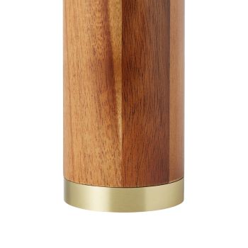 DAVIS & WADDELL Acacia and Brass Salt/Pepper Mill - Natural