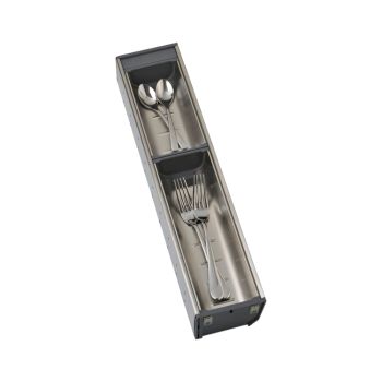 ELITE Chef 2 Tray Adjustable Stainless Steel Drawer Organiser