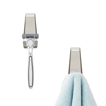 BETTER LIVING Facet Hook Set - Polished Stainless Steel