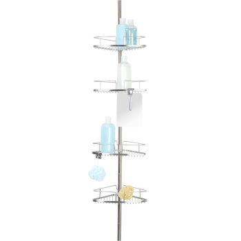 BETTER LIVING Fineline 4 Tension Shower Caddy - Stainless Steel