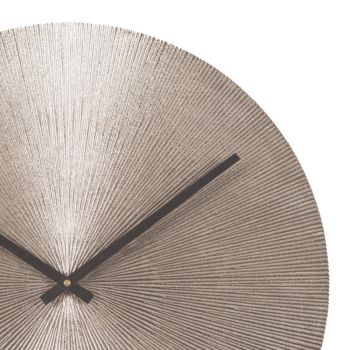 SSH COLLECTION Vivienne 60cm Wide Round Wall Clock - Nickel